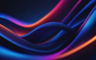 Abstract 3D Blur Technology Wave Background design