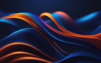 Abstract Technology Wave Background