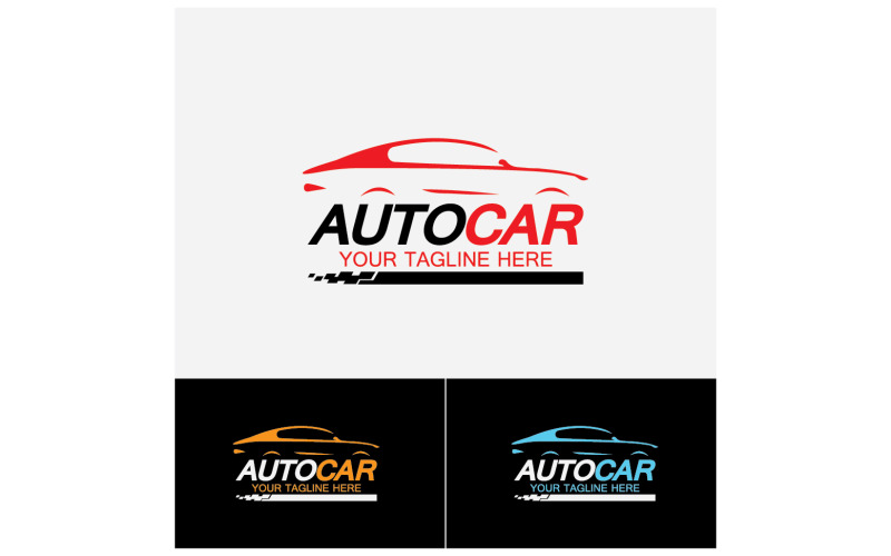 Cars dealer, automotive, autocar logo design inspiration. v43 Logo Template