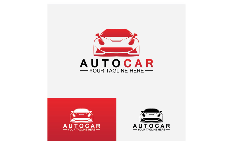 Cars dealer, automotive, autocar logo design inspiration. v6 Logo Template