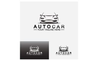 Cars dealer, automotive, autocar logo design inspiration. v8