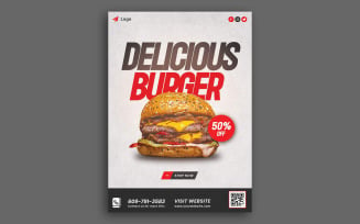 Fast Food Restaurant Flyer Template