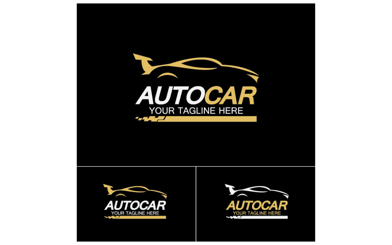 Cars dealer, automotive, autocar logo design inspiration. v52 Logo Template
