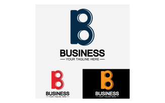 Modern and unique letter B initials logo design v13