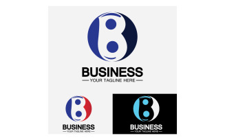 Modern and unique letter B initials logo design v15