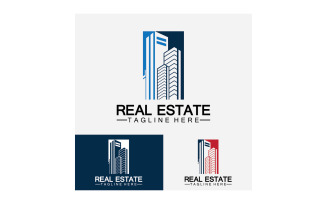 Real estate icon, builder, construction, architecture and building logos. v8