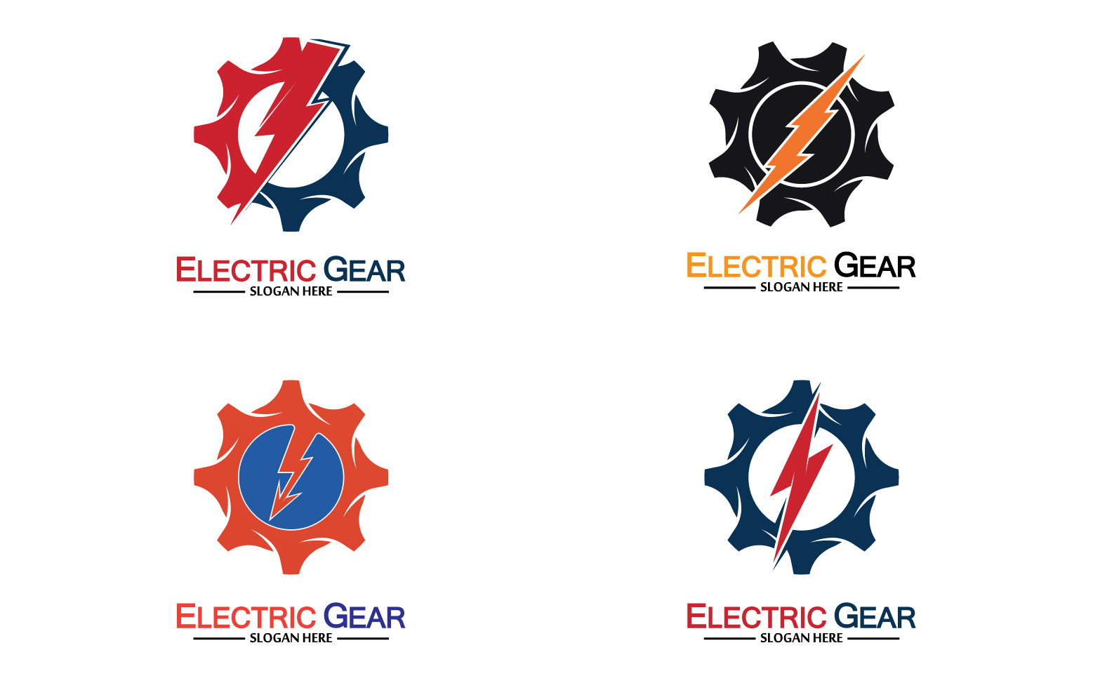 Kit Graphique #387988 Electricity Flash Divers Modles Web - Logo template Preview