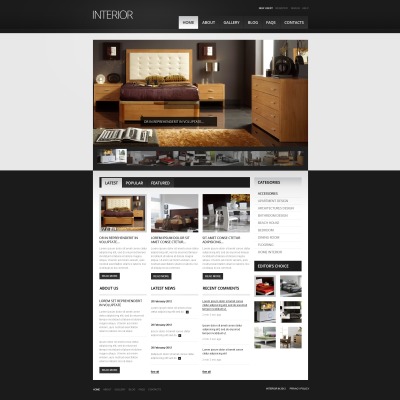 Interior Design Drupal Template