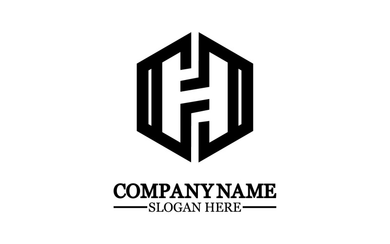 Letter H logo icon design template elements v10 Logo Template