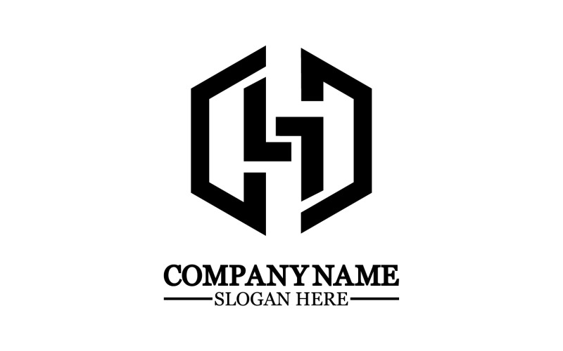 Letter H logo icon design template elements v14 Logo Template