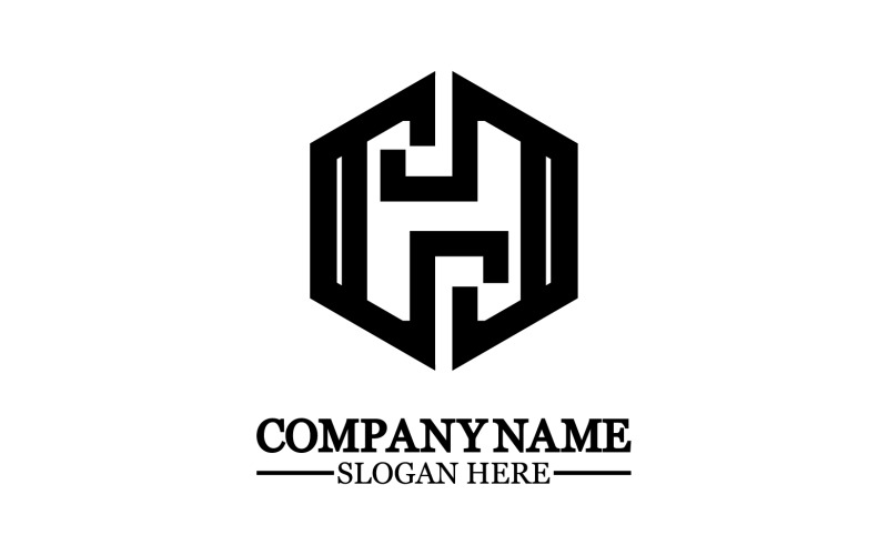 Letter H logo icon design template elements v24 Logo Template