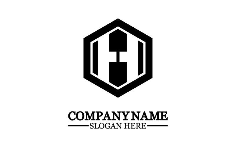 Letter H logo icon design template elements v36 Logo Template