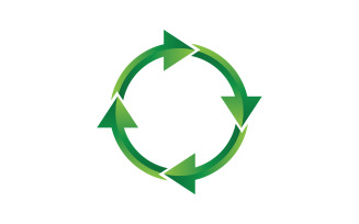 Recycle Symbol isolated on a white background v16