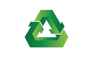 Recycle Symbol isolated on a white background v23