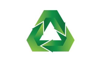 Recycle Symbol isolated on a white background v24