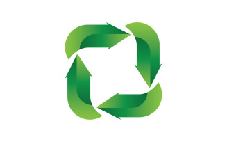 Recycle Symbol isolated on a white background v31