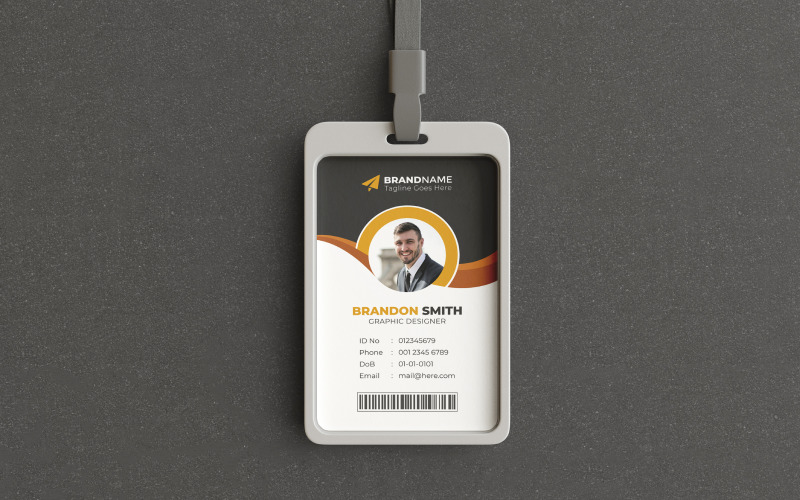 ID Card, Office ID Card, Professional ID Card Design for Multipurpose Use, Corporate ID Card Design Corporate Identity