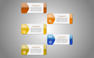 Square design vector eps infographic template.