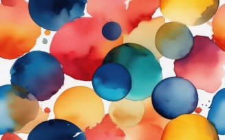 Abstract colorful watercolor spots background 13
