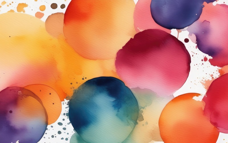 Abstract colorful watercolor spots background 19 Background