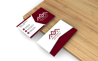 Business Card for Investment Property Advisor - Visiting Card Residential Real Estate Expert