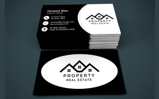 Business Card for Real Estate Consultant