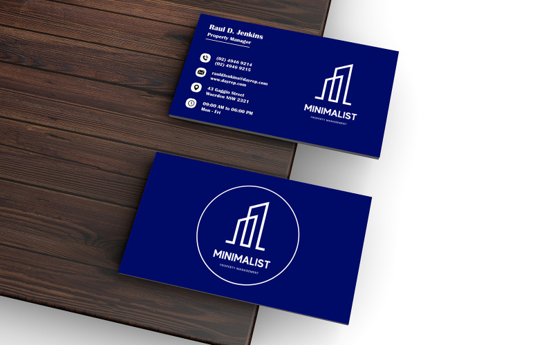 Business Card for Real Estate Investment Consultant - Visiting Card - E-Cards Corporate Identity