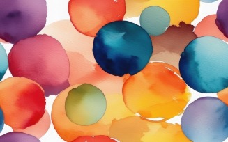 Premium Abstract colorful watercolor spots background 1