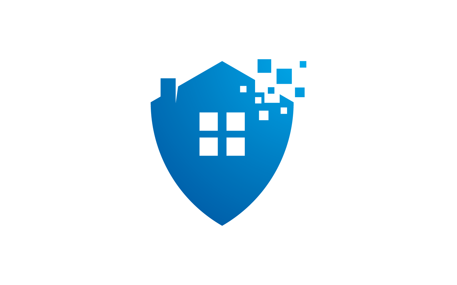 Home Security technology logo vector design Logo Template