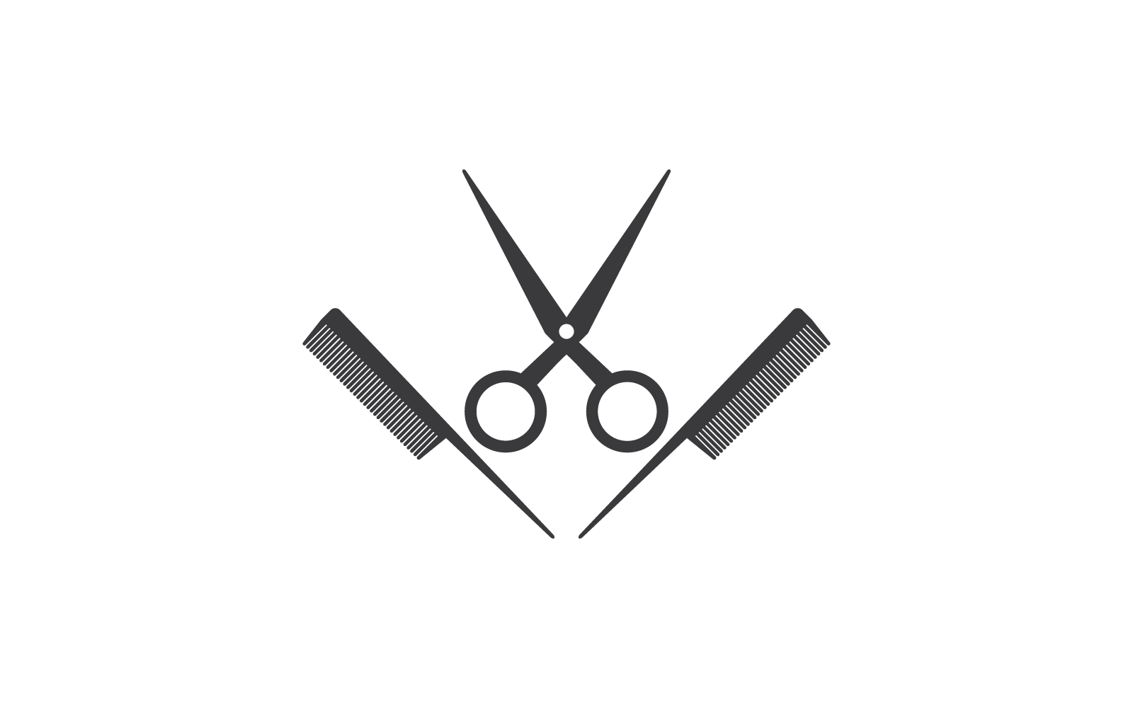 vintage barber shop logo vector design template