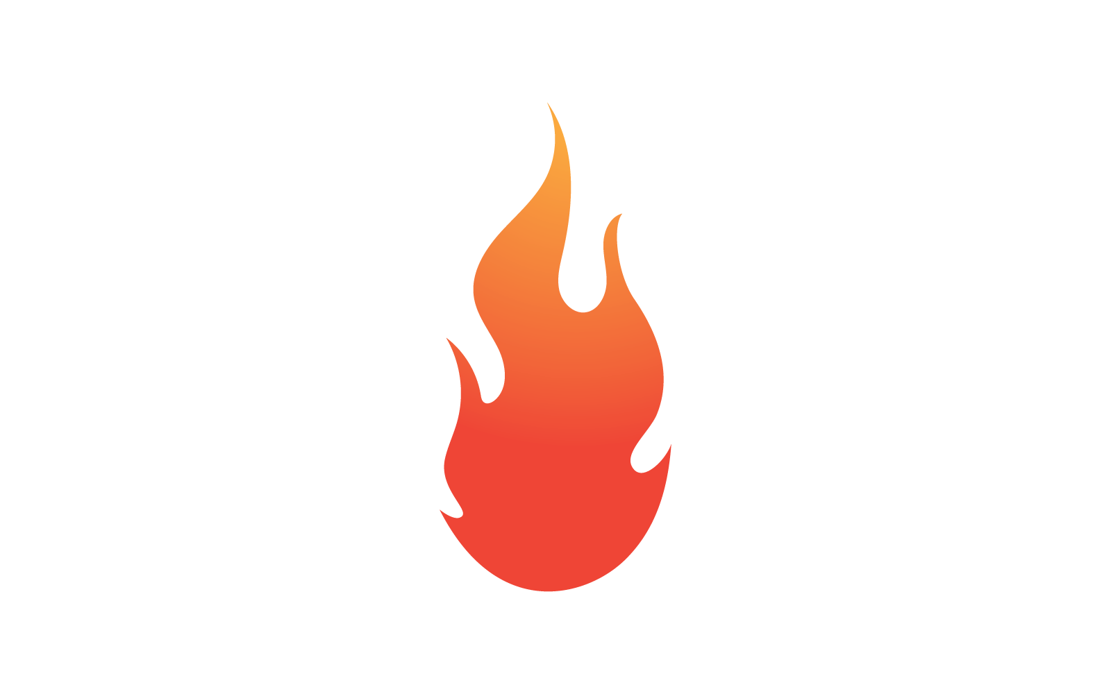 Wektor logo płomienia ognia, szablon logo ropy, gazu i energii
