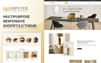 Hipster - Interior Decor & Home Decor Store Multipurpose Shopify 2.0 Responsive Theme