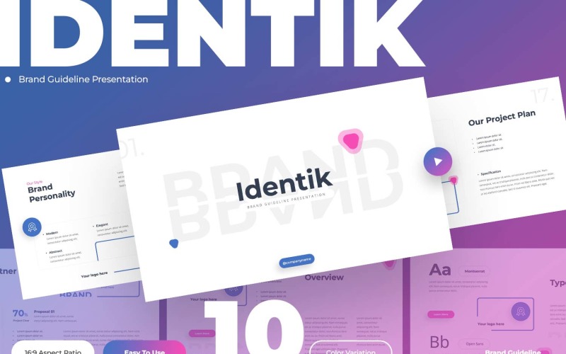 Identik - Brand Guideline Keynote Keynote Template
