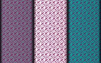 Seamless changeable vector free pattern design.