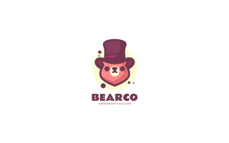 Bear Mascot Cartoon Logo 4