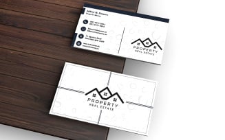 Business Card for Real Estate Broker - Visiting Card Template