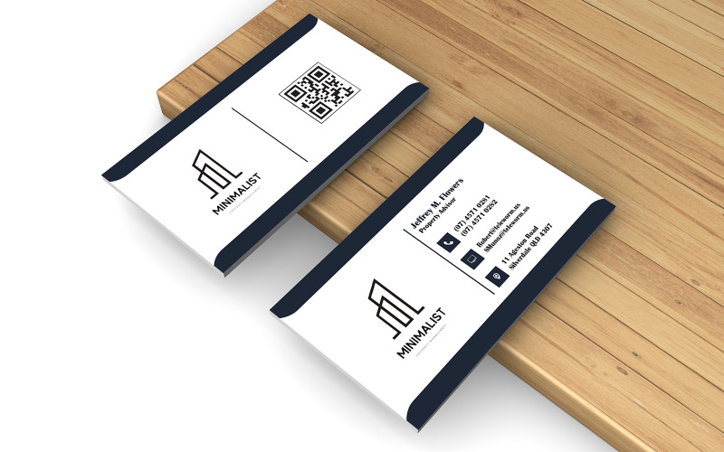 Business Card for Real Estate Negotiator - Visiting Card Template Corporate Identity