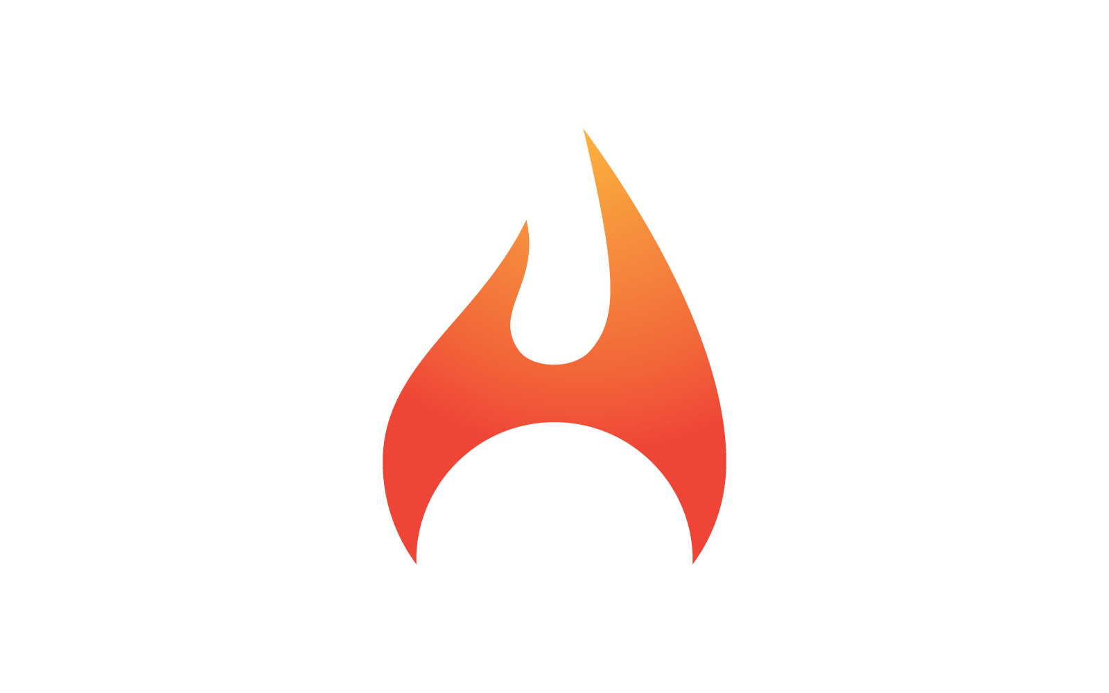 Fire flame vector, Oil, gas and energy logo template
