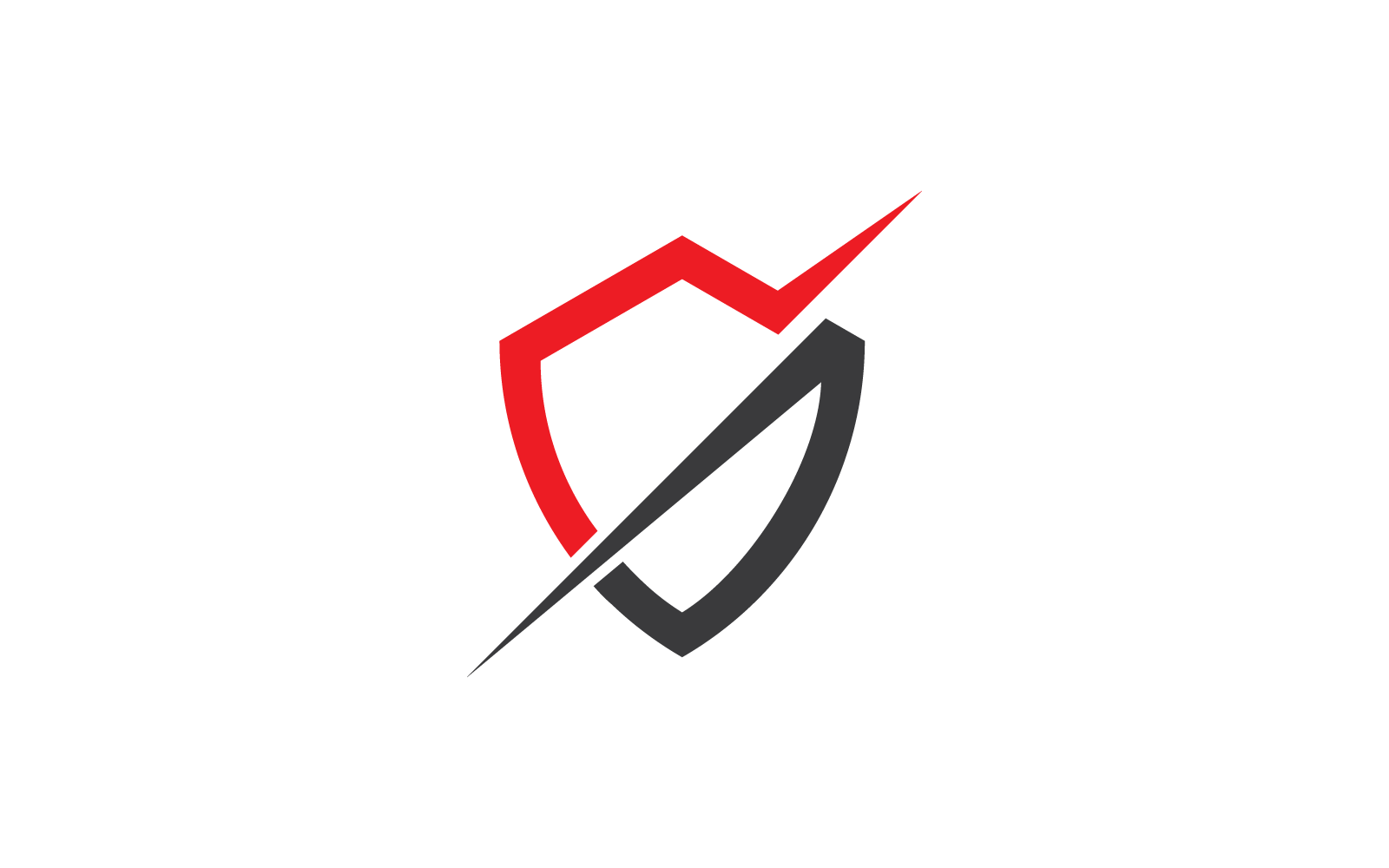 Shield logo template vector design