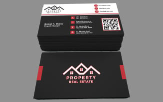 Visiting Card for Property Advisor - Business Card Template