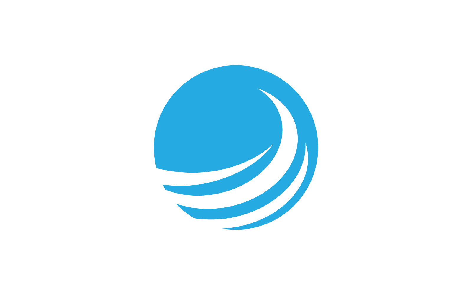 Water Wave illustration logo vector icon design