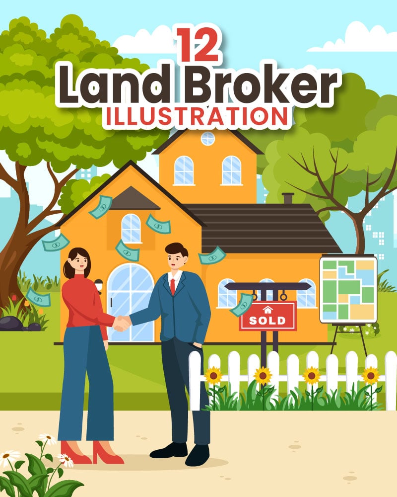 Template #388817 Land Broker Webdesign Template - Logo template Preview