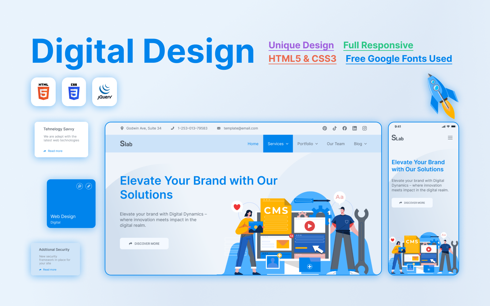 Template #388888 Modern Business Webdesign Template - Logo template Preview