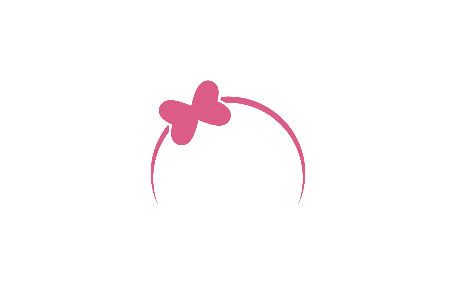 Design piatto per bambini con fascia logo vettoriale