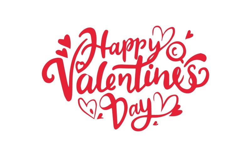 happy valentines day post background with hearts free template Vector Graphic
