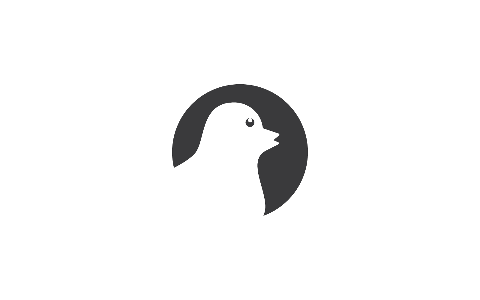 Modèle d&amp;#39;illustration de conception de logo de magasin de jouets de dessin animé de canard