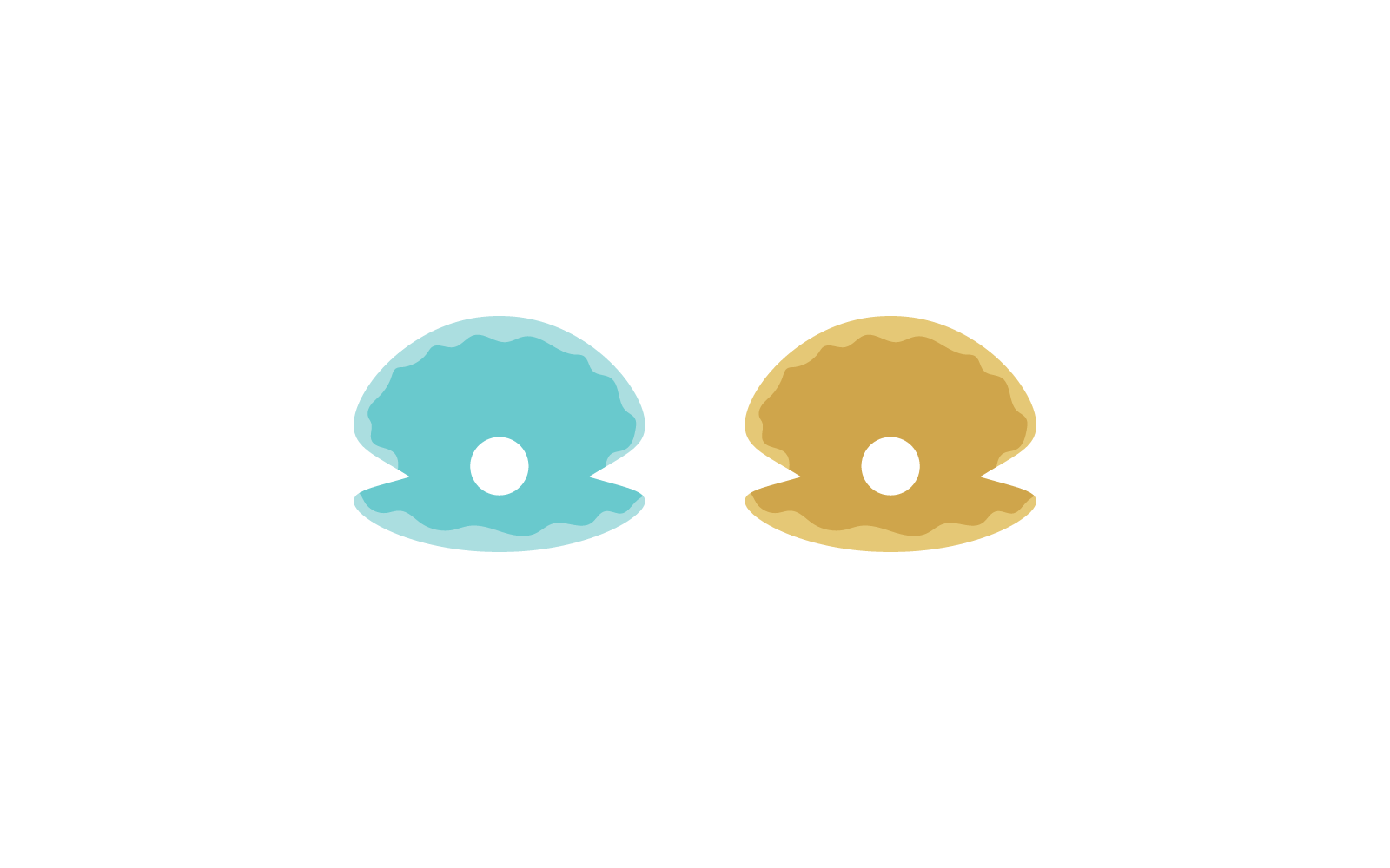 Shell Illustration Logo Vektor flaches Design