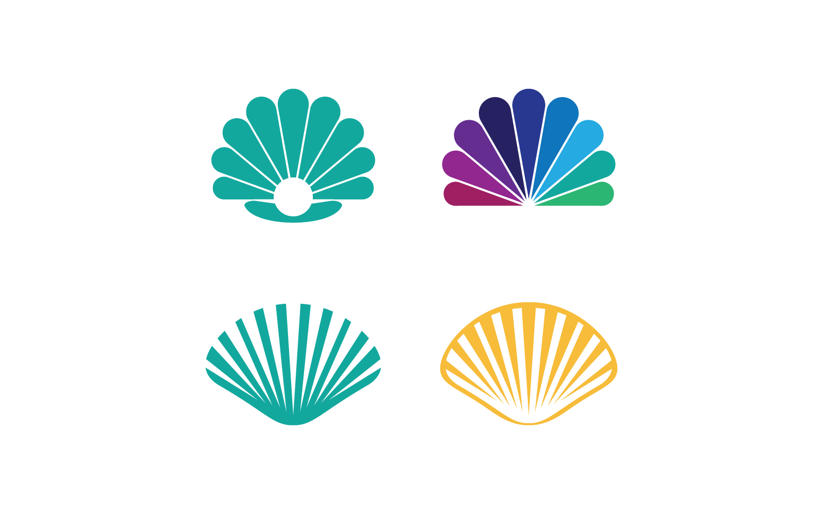 Shell logo illustration vector icon template