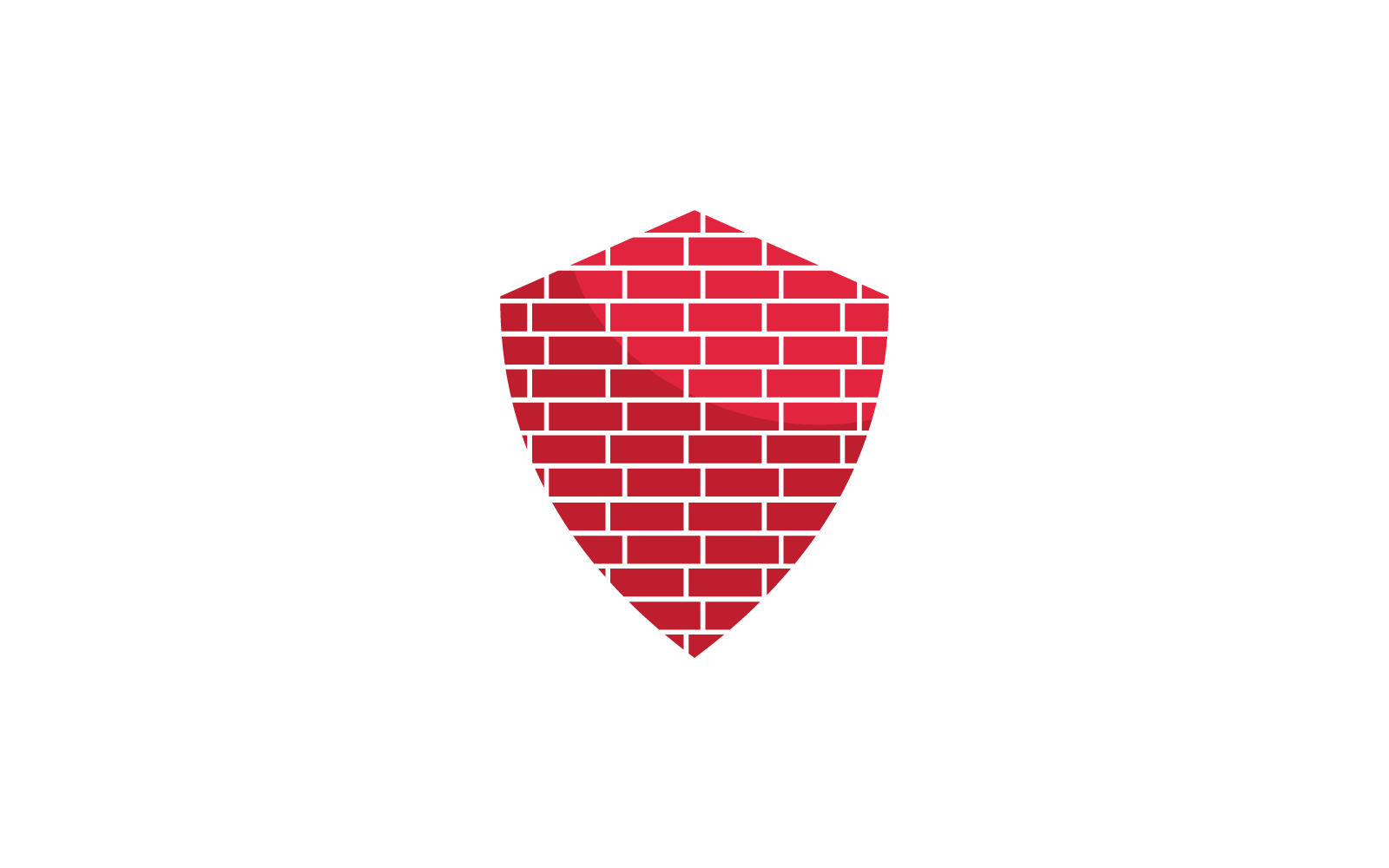 Brick wall logo ilustration design template