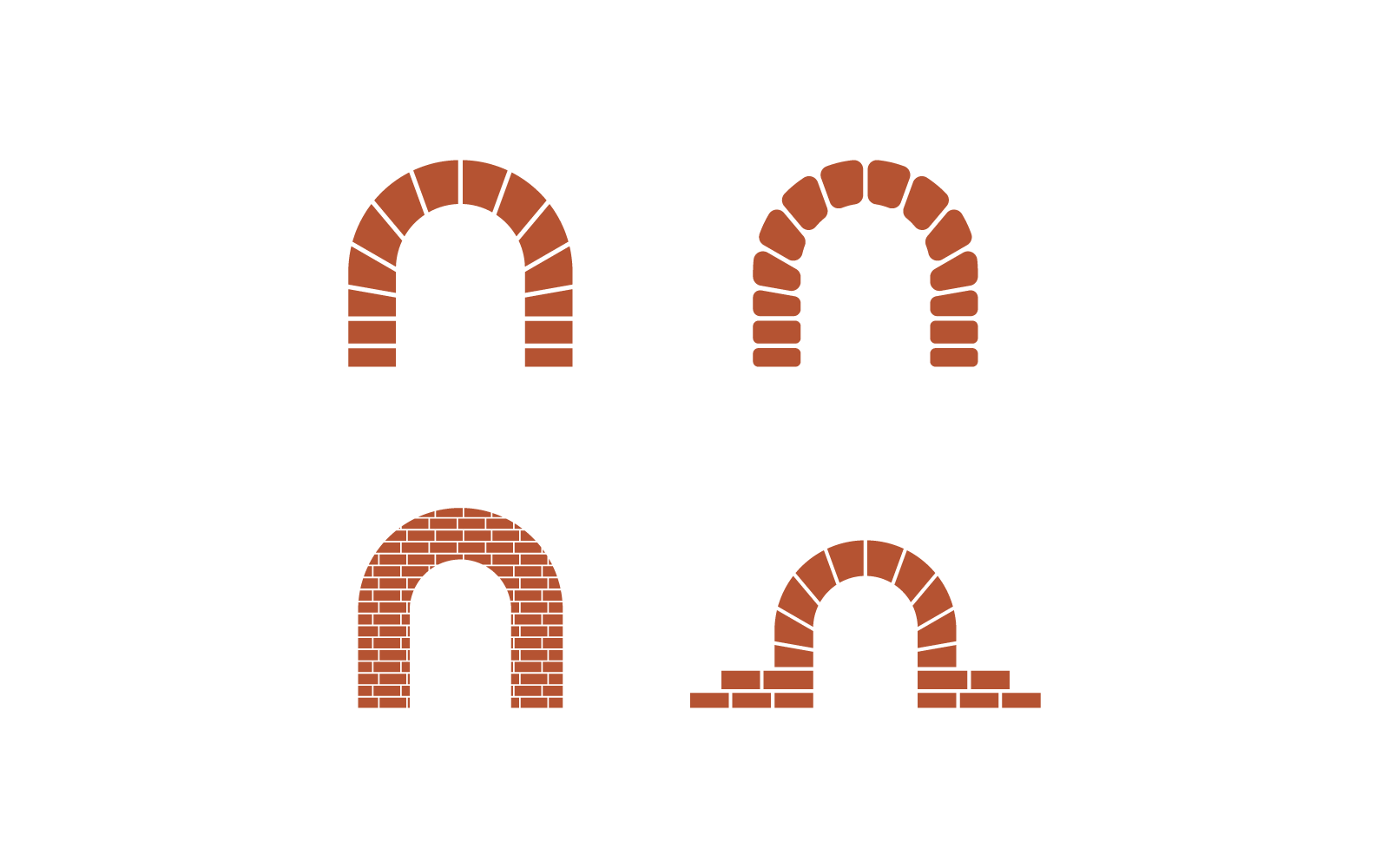 Brick wall logo vector illustration design template